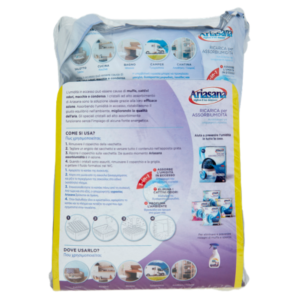 ARIASANA Ricarica Lavanda 2+1 busta 450 g