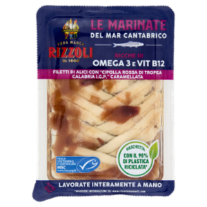 Rizzoli Le Marinate Del Mar Del Cantabrico Filetti Di Alici Caramellata 80 g