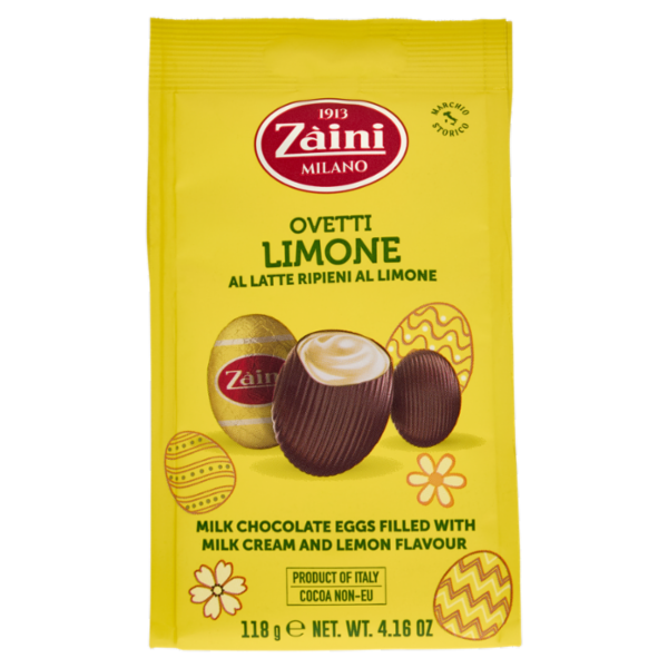 Zàini Ovetti Limone al Latte Ripieni al Limone 118 g