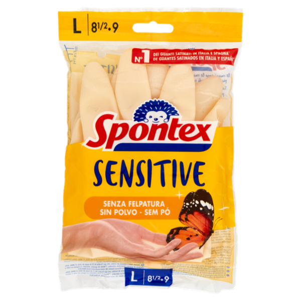 Spontex Guanti Casalinghi Sensitive Taglia L