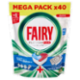 Fairy Pastiglie Lavastoviglie Platinum Plus All in One, Detersivo Piatti Brezza di Erbe Fresche, 40