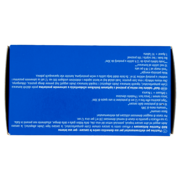 Raid Piastrine Antizanzare Comuni e Tigre, Azione prolungata, 1 Diffusore + 10 Piastrine Ricarica