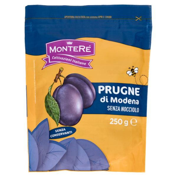 MonteRé Prugne di Modena Senza Nocciolo 250 g