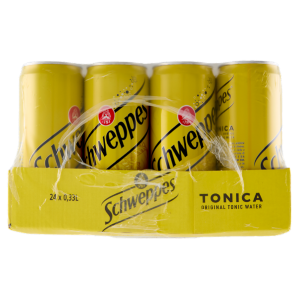 Schweppes Tonica lattina sleek 24 x 0,33 L