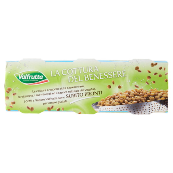 Valfrutta Cotti a Vapore Lenticchie 3 x 150 g