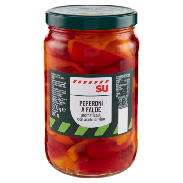 Sù Peperoni a Falde Aromatizzati con Aceto di Vino 1,6 kg