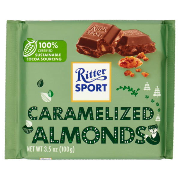 Ritter Sport Caramelized Almonds 100 g