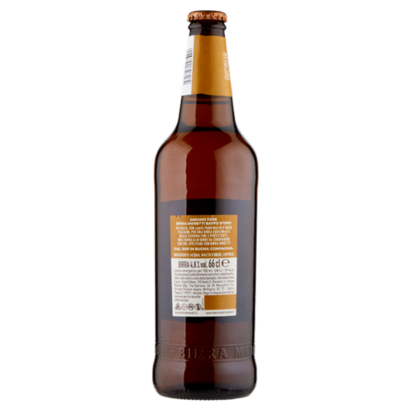Birra Moretti Baffo d'Oro 66 cl