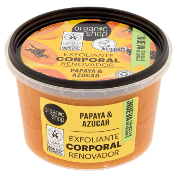 organic shop Scrub Corpo Rigenerante Papaya & Azùcar 250 ml