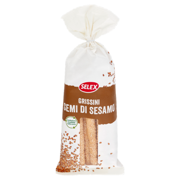 Selex Grissini Raggi di Pane con Sesamo 200 g
