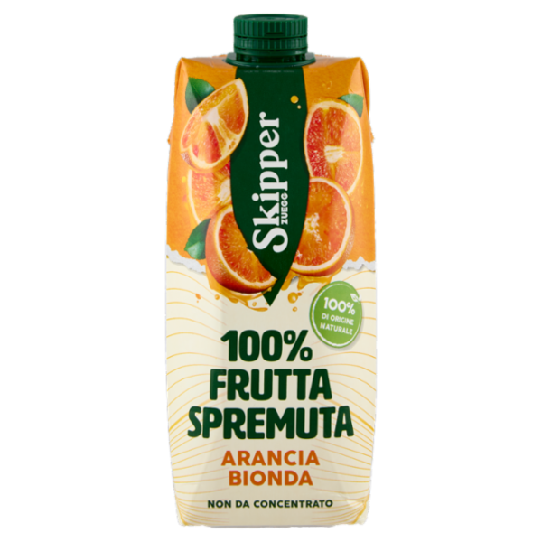 Zuegg Skipper 100% Frutta Spremuta Arancia Bionda 750 ml