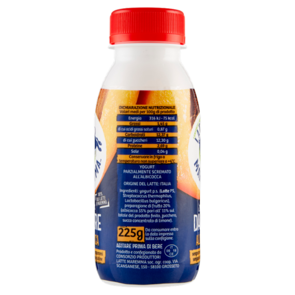 Latte Maremma yogurt da Bere Albicocca 225 g