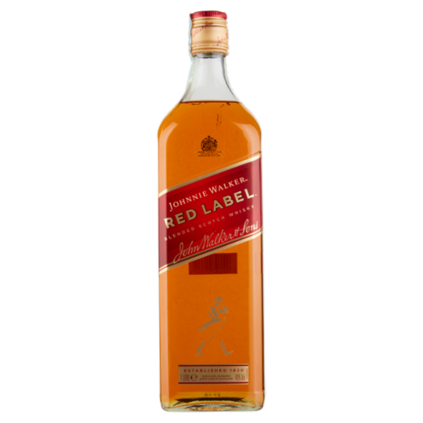 Johnnie Walker Red Label Blended Scotch Whisky 1 Litre