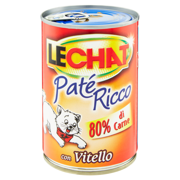 LeChat Paté Ricco con Vitello 400 g