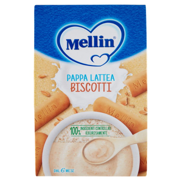 MELLIN Merenda Pappa Lattea Biscotti 250 g