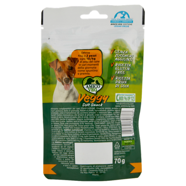 Amico Veg Veggy Soft Snack Frutta & Erbe 70 g