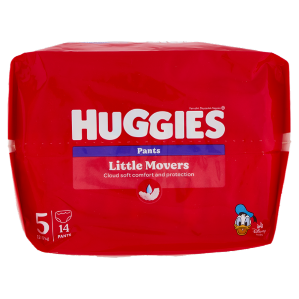 Huggies Little Movers Pants 5 12-17 Kg 14 pz