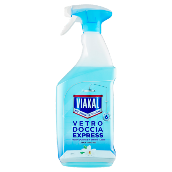 Viakal Detersivo Anticalcare Vetro Doccia Express Senza Risciacquo Spray 670 ml