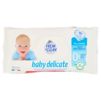 Fresh & Clean Baby Delicate Salviettine 2 x 72 Pz