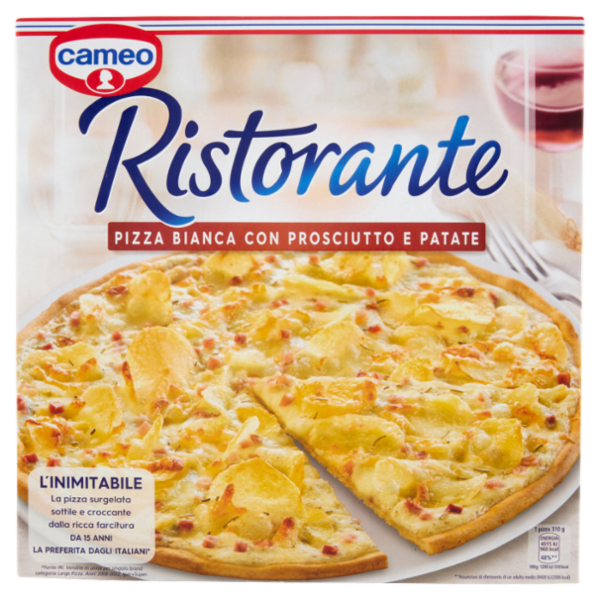 cameo Ristorante Pizza Bianca con Prosciutto e Patate 310 g
