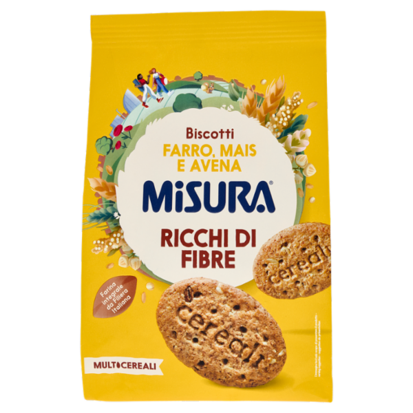 Misura Multicereali Biscotti Farro, Mais e Avena 330 g
