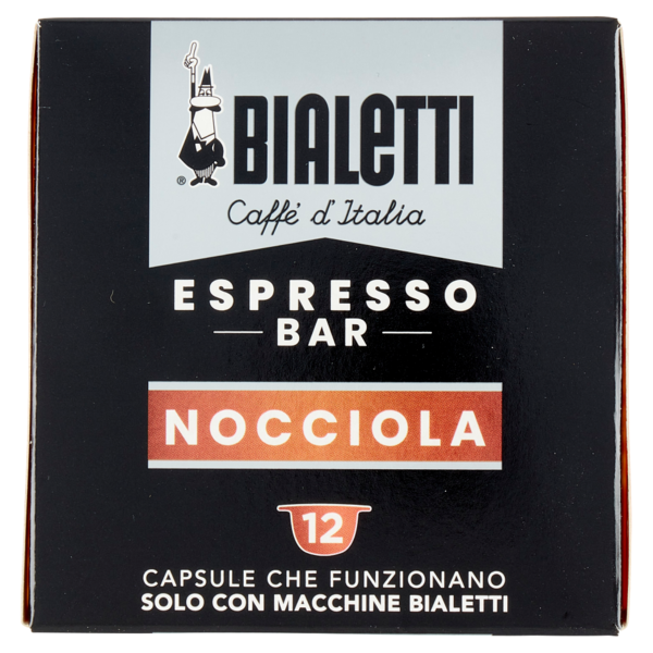 Bialetti Caffè d'Italia Espresso Bar Nocciola 12 Capsule 84 g