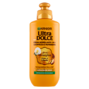 Garnier Ultra Dolce Crema Modellante 2 In 1 Gli Oli Meravigliosi Argan & Camelia 200 Ml