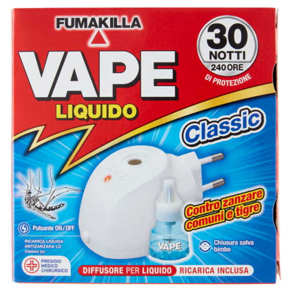 VAPE Elettroemanatore Liquido Classic + Ricarica 15 ml