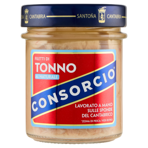 Consorcio Filetti di Tonno al Naturale 180 g