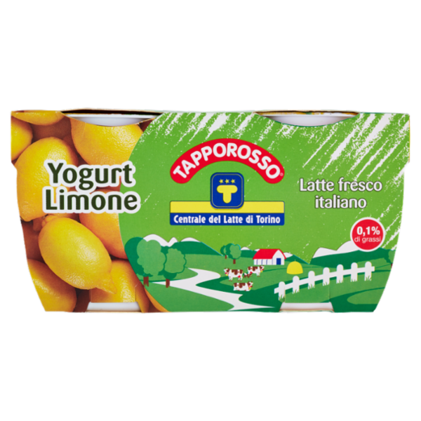 Centrale del Latte di Torino Tapporosso Yogurt Magro Limone 2 x 125 g