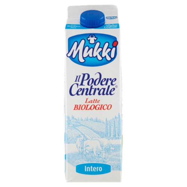 Mukki Il Podere Centrale Latte Biologico Intero 1 litro