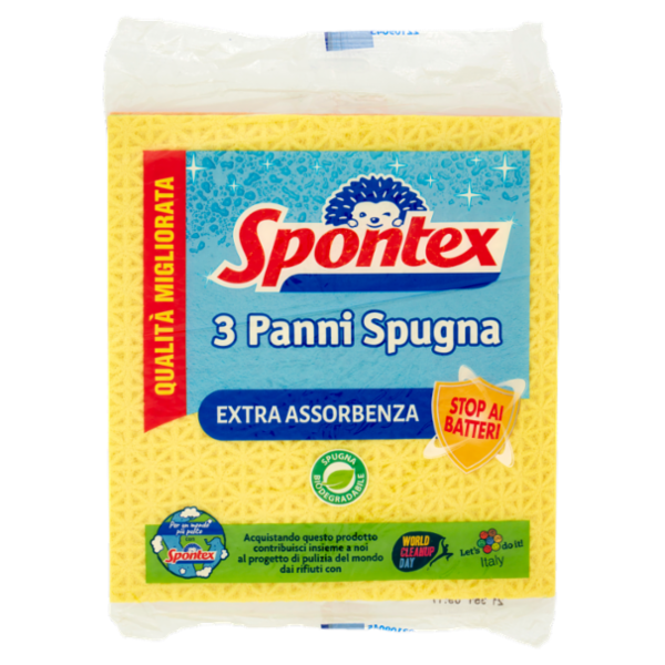 Spontex Panni Spugna x3