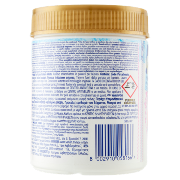 Vanish Oxi Action Multipower Polvere bianca Smacchiatore bucato 500 g