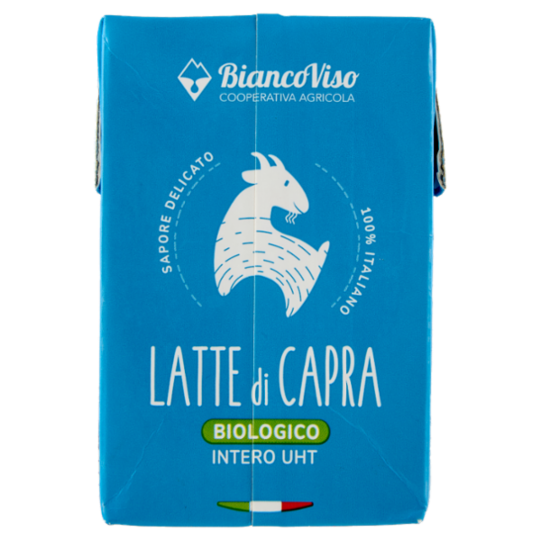 BiancoViso Latte di Capra Biologico Intero UHT 500 ml