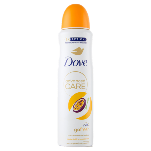 Dove advanced Care go fresh passion fruit & lemongrass scent anti-perspirant 150 ml