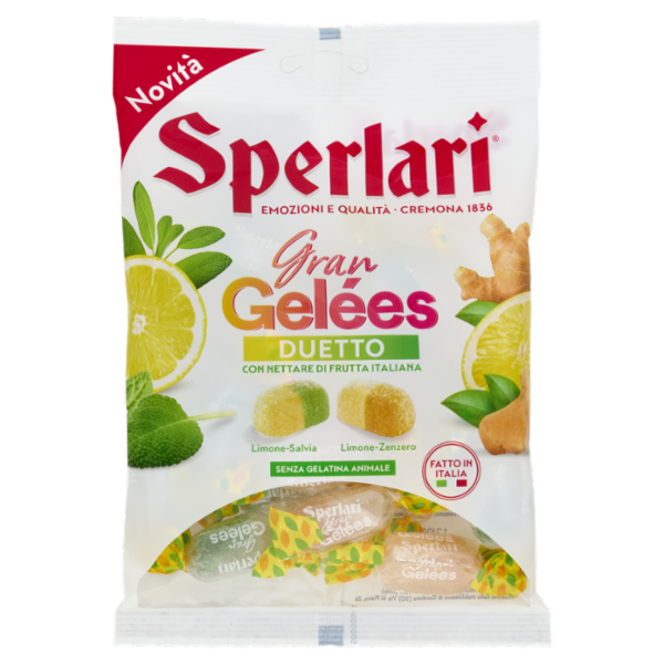 Sperlari Gran Gelées Duetto Limone-Salvia, Limone-Zenzero 150 g