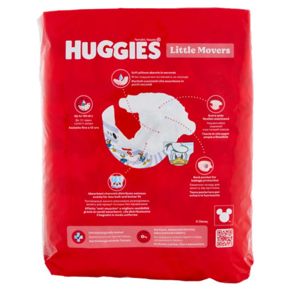 Huggies Little Movers Panolini 5 11-25 Kg 16 pz