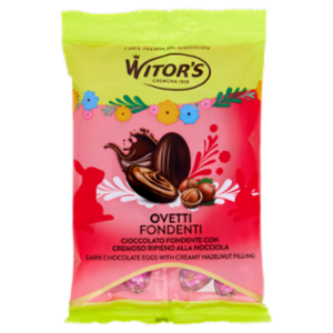 Witor's Ovetti Fondenti Cioccolato Fondente Con Cremoso Ripieno Alla Nocciola 115 g