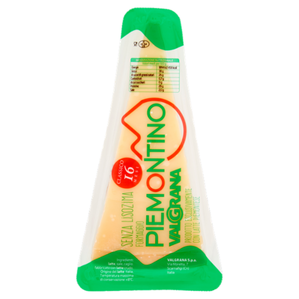 Valgrana Piemontino Formaggio Classico 16 Mesi 0,250 kg