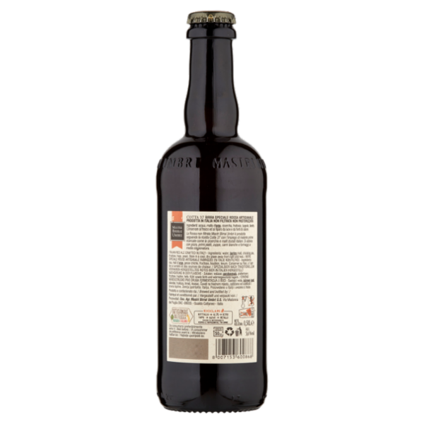 Mastri Birrai Umbri Cotta 37 Birra Speciale Rossa Artigianale 0,50 L