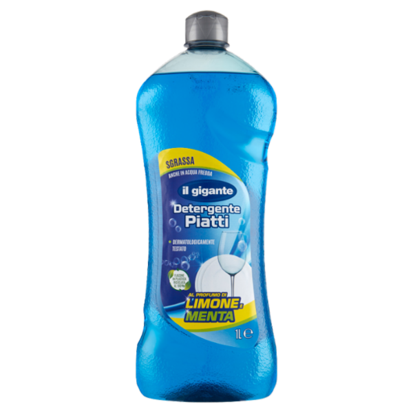 IL GIGANTE Detergente Piatti al Profumo di Limone Menta 1 L