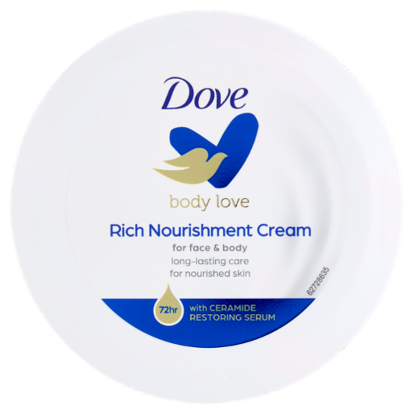 Dove body love Rich Nourishment Cream for face & body 150 ml