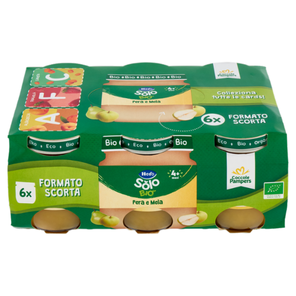 Hero Solo Bio Pera e Mela 6 x 120 g