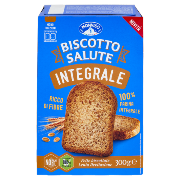 Monviso Biscotto Salute Integrale Fette biscottate 300 g