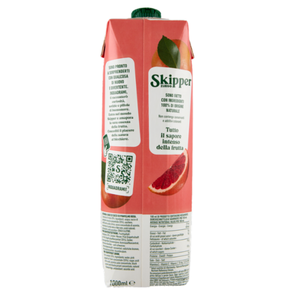 Zuegg Skipper Pompelmo Rosa Intenso 1000 ml