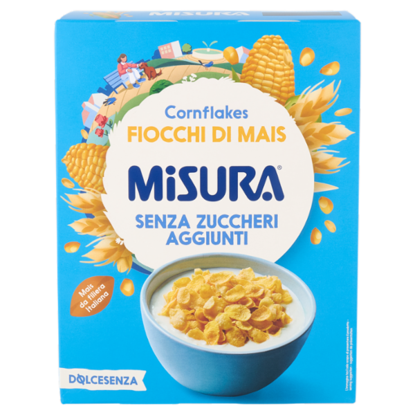 Misura Dolcesenza Cornflakes Fiocchi di Mais 350 g