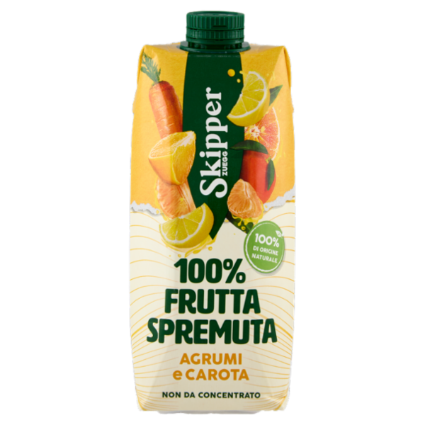 Zuegg Skipper 100% Frutta Spremuta Agrumi e Carota 750 ml