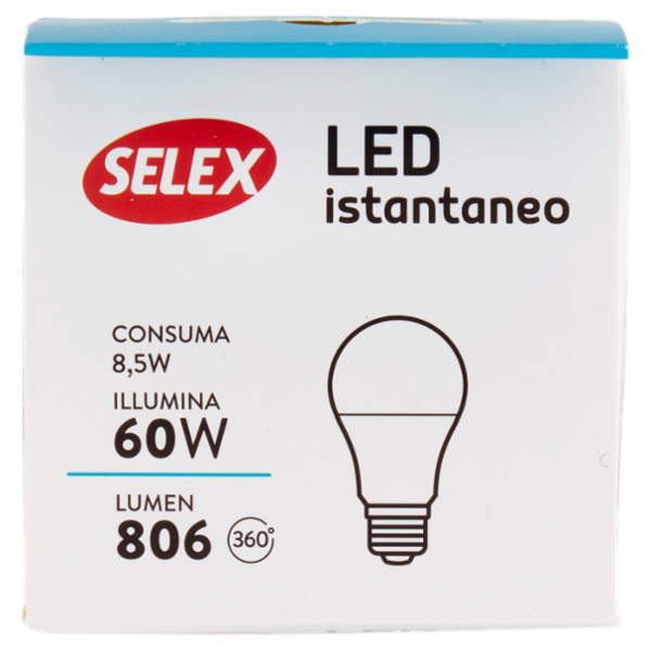Selex Lampadina Led Goccia E27 9W