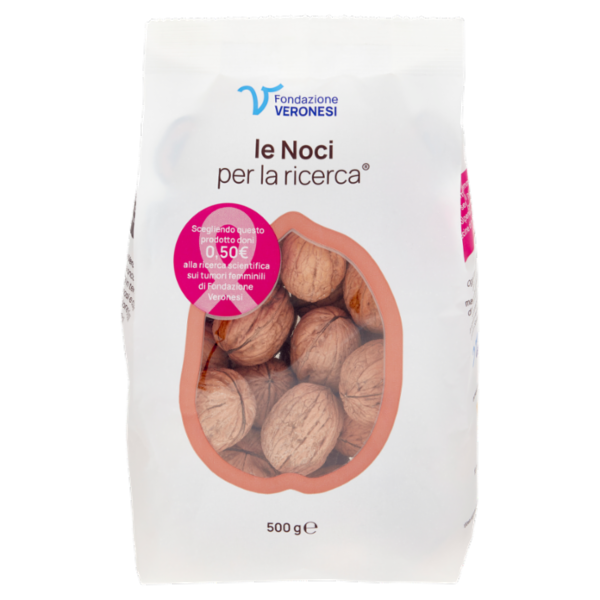 Fondazione Umberto Veronesi le noci per la ricerca 500 g