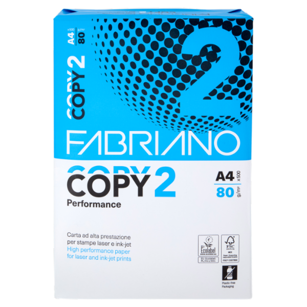 Fabriano Copy 2 Performance A4 80 g/m² 500 Fogli